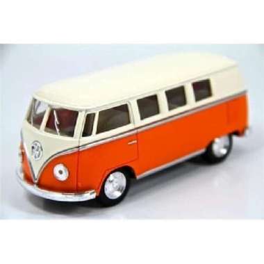 Kinsmart Diecast / Die Cast 1962 Volkswagen Classic Bus Orange