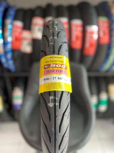 BAN DUNLOP TT900 TT901 - TUBE TYPE (70/90 - 80/90 - 90/90 90/80 100/80- 225 - 250 - 275 ) RING 14 17