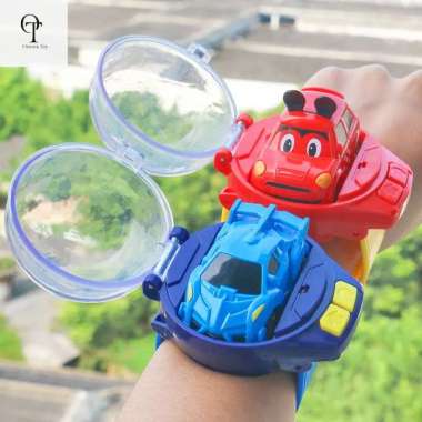 Mainan Remote Control Mobil Jam Tangan Mini Mobil Remote Control Mini Dengan Lampu Led / Jam Tangan
