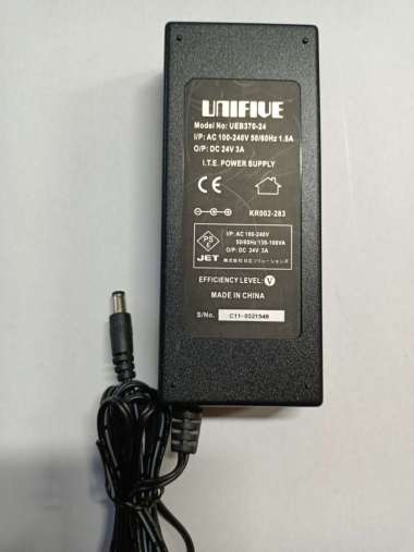 ADAPTOR UNIFIVE 24V-3A JACK UMUM