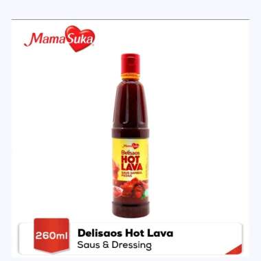 MamaSuka Delisaos Saos Sambal Hot Lava 260 ml