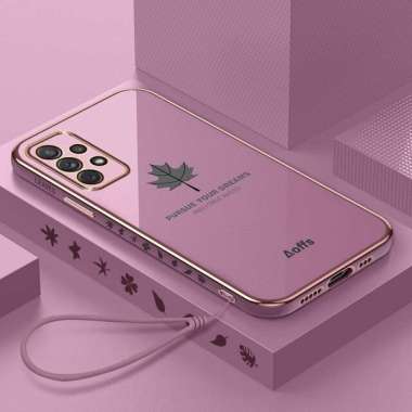 Promo Case Maple Samsung A52 / A52s Softcase Plating Terbaru Samsung A52 Ungu