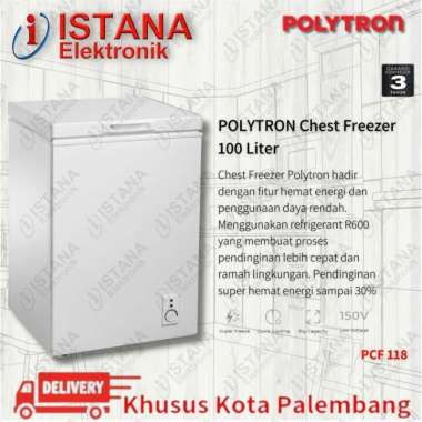 POLYTRON BOX/CHEST FREEZER 100 LITER PCF 118