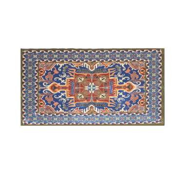 OEM ONE-C1096 Karpet Ruang Tamu Eropa Style Import Polyester 140X200CM Anti Slip / Karpet Permadani 