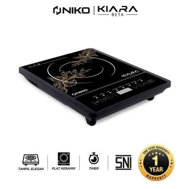 Kompor Listrik Induksi 1 Tungku Kecil Low Watt Hemat Listrik Induction Cooker Niko Kiara Beta