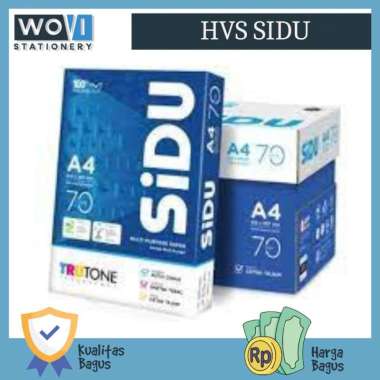[WOVI STATIONERY] Kertas Hvs A4 70gr Sinar Dunia / Kertas Hvs F4 70gr Sinar Dunia / Kertas Hvs A4 80