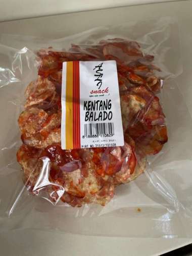 Asli A1 Kentang Balado / Keripik kentang balado pedas manis
