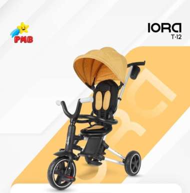 Sepeda anak murah PMB iora tricycle T-12 kuning