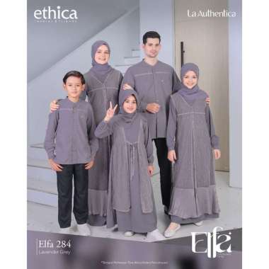 ELFA 284 LAVENDER GREY GAMIS ETHICA DEWASA KAGUMI 282 LAVENDER GREY KAGUMI KIDS 136 KOKO KAHFI 259 K