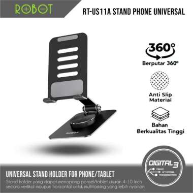 Robot RT-US11A Phone Stand HP Universal Tablet Holder Adjustable 360°