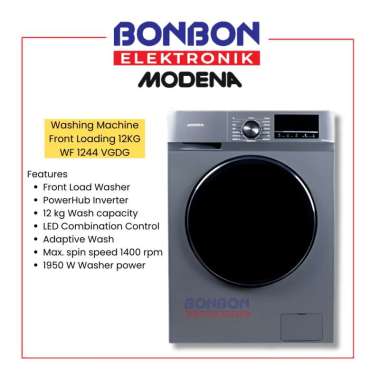 modena WF 1244 Mesin Cuci Front Loading