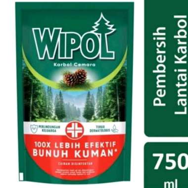 Wipol pel lantai karbol cemara 750 ml
