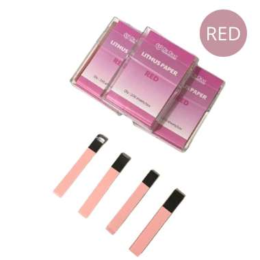 kertas lakmus tes air ketuban praktikum / litmus paper isi 10pak x 20strip (200strip) Red
