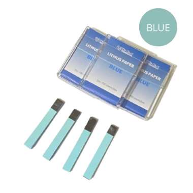 kertas lakmus tes air ketuban praktikum / litmus paper isi 10pak x 20strip (200strip) Blue