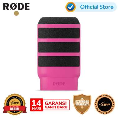 Rode WS14 Pop Filter for PodMic, PodMic USB Mikrofon Pink