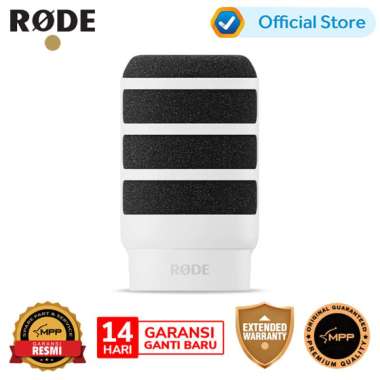 Rode WS14 Pop Filter for PodMic, PodMic USB Mikrofon Putih