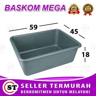 Bak Pasir Kucing / Baskom Pasir Kucing Besar - Jumbo / Ember Pasir Kucing / Wadah Plastik Pasir Mega