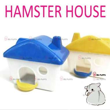 HAMSTER HOUSE - Rumah Mainan Hamster Atap Merah