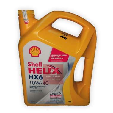 Oli Shell Helix HX 6 SAE 10W-40 Galon (4 Liter) Original