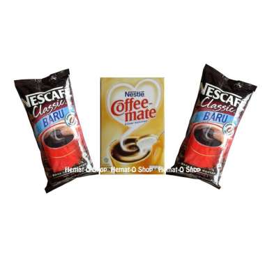 PAKET PAS NESTLE NESCAFE Classic 120gr (2) Coffemate pakingstandart