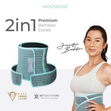 Mooimom 2in1 Premium Bamboo Corset / Korset Medis / Korset Hamil M