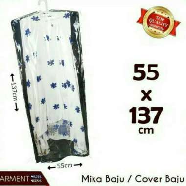 Cover Plastik Mika Baju Gamis Panjang Dress Baju Pesta Large
