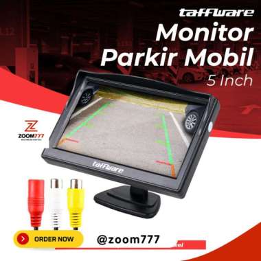 Taffware Monitor Rear View Parkir Mobil TFT LCD 5 Inch