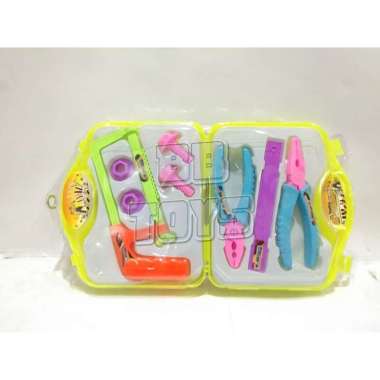 Mainan Edukasi Anak alat Kontruksi - Tool set koper - FH220