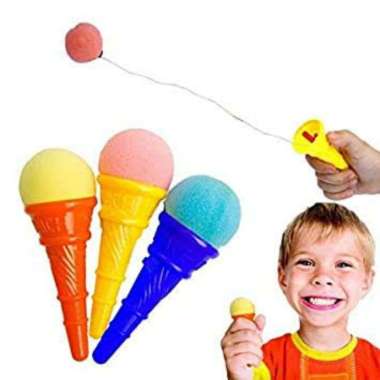 Mainan Ice Cream Loncat - Mainan Prank Es Krim Kaget Ukuran 15 cm