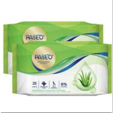Tisu Tissue Paseo Tisu Basah Paseo Anti Bacterial wipes 25s 50s SG wet 50S