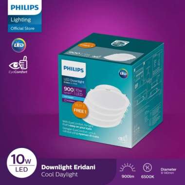 Lampu Philips Downlight Multipack Eridani LED8 D125 10W 65K Putih