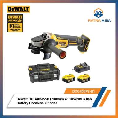 Dewalt Brushless Angle Grinder / Gerinda Tangan 4" Dewalt DCG405P2 18V 100mm