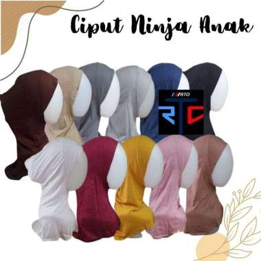 Ciput Ninja Anak Ciput Hijab Anak Polos Ciput Rayon Moca