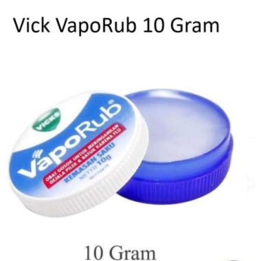 VICKS VAPORUB 10 GR / VICK 10GR / RINGANKAN PILEK BATUK DAN FLU ANAK