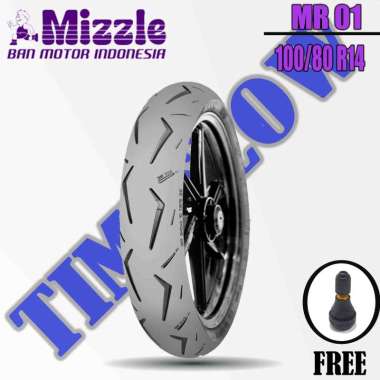 Ban Motor Matic Soft Compound MIZZLE MR01 100/80 Ring 14 Tubeless