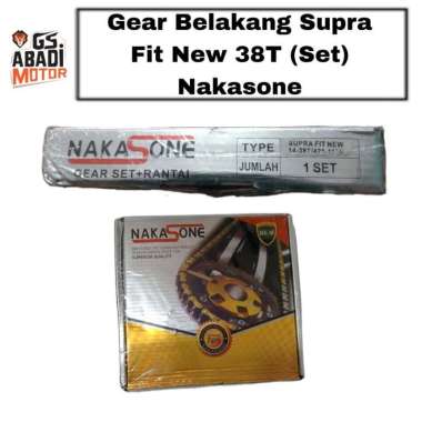Gear Belakang Supra Fit New 38T (Set)