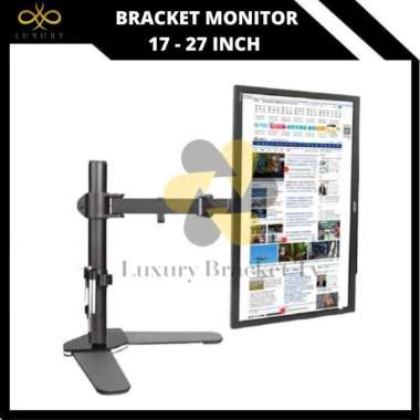 Bracket monitor 13-27 inch desk stand single arm monitor meja