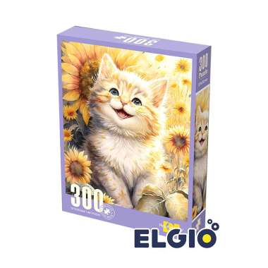 ELGIO Puzzle 300 pcs Pilih Gambar Pleasent Cat