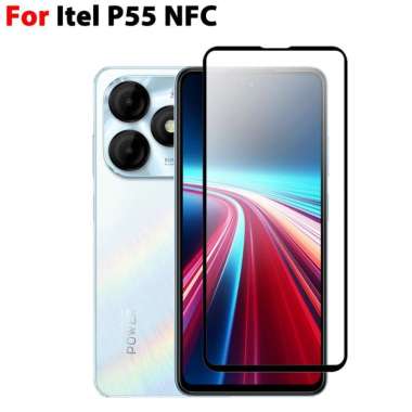 Promo Tempered Glass Layar ITEL P55 NFC Full Cover Anti Gores Kaca ITEL P55 NFC
