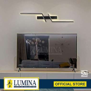 LUMINA Lampu Hias Lampu Dinding Led Indoor Lampu Dinding Model Minimalis - Type 7019 BRW 7019 BK