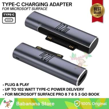 Microsoft Surface 8 7 6 5 4 3 X USB Type-C Pro Go Book Adapter Charger