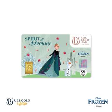 UBS Gold Logam Mulia Disney Frozen Anna 1 Gr
