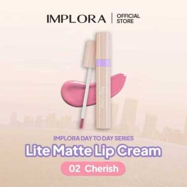 Implora Day To Day Lite Matte Lip Cream -Implora Lip Cream Day To Day Series 02 Cheris