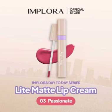 Implora Day To Day Lite Matte Lip Cream -Implora Lip Cream Day To Day Series 03 Passionate