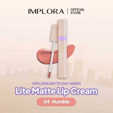 Implora Day To Day Lite Matte Lip Cream -Implora Lip Cream Day To Day Series 04 Humble
