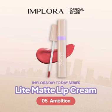 Implora Day To Day Lite Matte Lip Cream -Implora Lip Cream Day To Day Series 05 Ambition