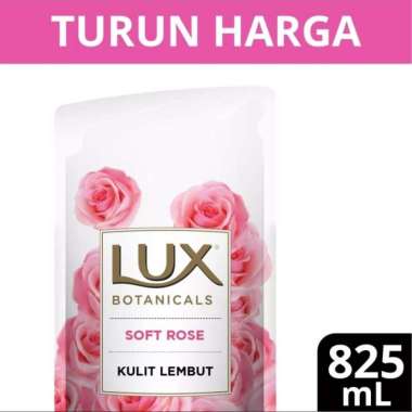 Promo Harga LUX Botanicals Body Wash Soft Rose 900 ml - Blibli