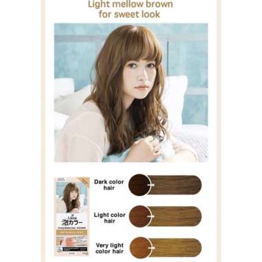 LIESE bubble hair color pewarna rambut bubble foam original MILK TEA BROWN