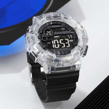Jam Tangan Pria Digital SKMEI 2110 WHITE Water Resist 30M