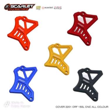 COVER GEAR TUTUP PELINDUNG GEAR DEPAN CRF KLX WR SCARLET RACING WR 155 HIJAU